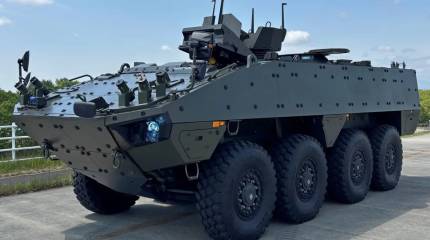 Закуплен с передачей технологий: Япония получила первый БТР Patria AMV XP