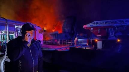 Ракетная атака ВСУ привела к пожару на объекте в Севастополе