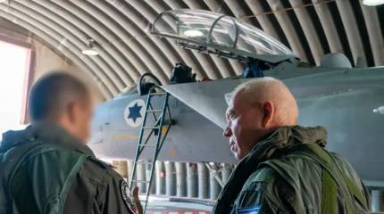 Министр обороны Израиля совершил полёт на истребителе F-15 над сектором Газа и вдоль южной границы Ливана