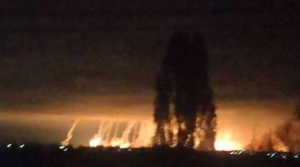 Украинские военные эксперты предполагают, что на складах Павлограда могли находиться и британские боеприпасы с обеднённым ураном