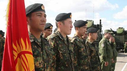 Российские инструкторы впервые проведут обучение киргизских военнослужащих