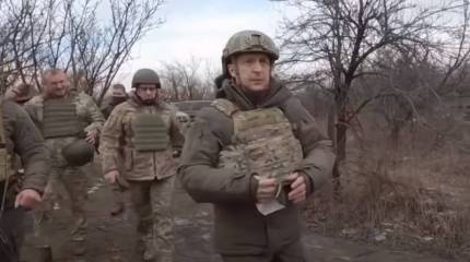 «Поддержать боевой дух защитников Украины»: Зеленский прибыл на Донбасс