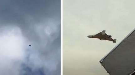 Противник пытался сбить ударные дроны «Герань-2» над Одесским портом с помощью стрелкового оружия