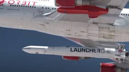 Американская ракета-носитель воздушного старта LauncherOne впервые достигла заданной орбиты