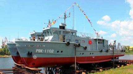 В Нижнем Новгороде спущены на воду 2 рейдовых катера