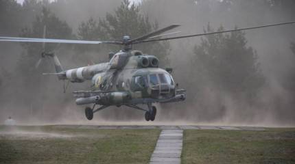 «Ми-8 стал летающей ракетной батареей»: на Украине модернизировали транспортный вертолёт