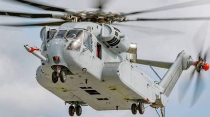 Вертолёт CH-53K с комплексом защиты AN/ALE-47 проходит испытания в США