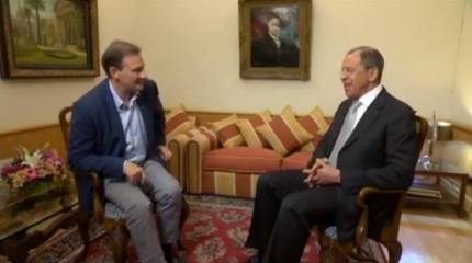 Интервью министра иностранных дел России С.В.Лаврова телеканалу «Россия» для программы «Вести в субботу с Сергеем Брилевым», 17 мая 2014 года