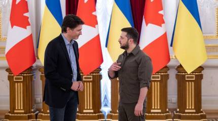 Премьер Канады: Лидеры «Большой семерки» готовы поддерживать Украину столько, сколько потребуется