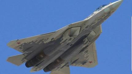 В сети разместили видео посадки двух истребителей Су-57