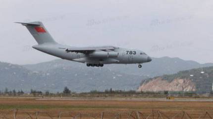 Китайский перспективный транспортник Y-20 прибыл на авиасалон в Чжухай