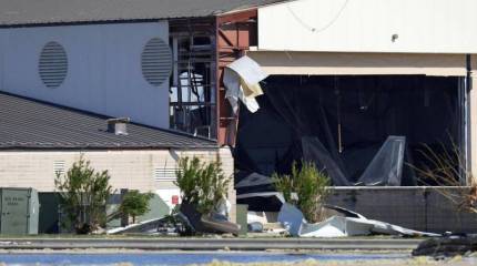 В США получили повреждения несколько F-22. Ураган «Майкл» постарался