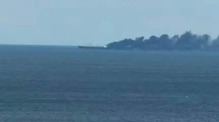 New attacks on ports and ships: another dry cargo ship is "smoking" off Odessa
