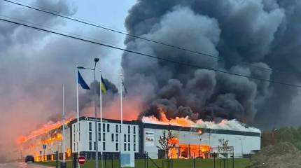 Крупный логистический центр уничтожен подо Львовом в результате ночных ударов