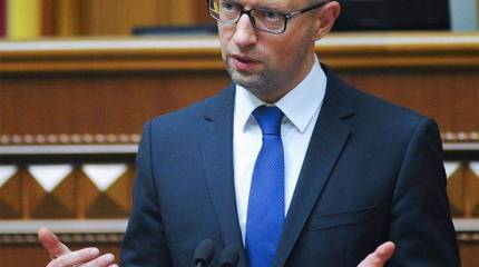 Яценюк: "Украинская армия остановила армию России и защитила границы Евросоюза"