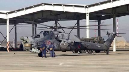 "На высоте 50-60 м": вертолёты ВКС РФ осуществляют парное патрулирование севера Сирии