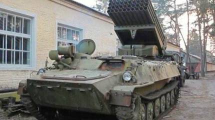 Украинские умельцы «скрестили» ПТРК «Штурм-С» с установкой «Град»