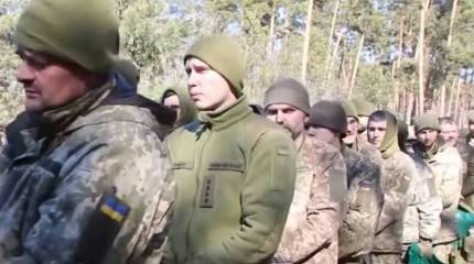 В Харьковской области взятых в плен украинских военных отпустили домой