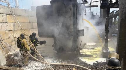 Один за одним БПЛА пикируют на цели в Кривом Роге, горит подстанция Краматорска