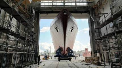 Тральщик «Георгий Курбатов» проекта 12700 выведен из цеха