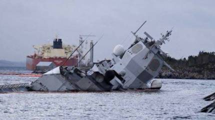 Поднятый со дна фрегат Helge Ingstad скорее всего отправят на запчасти