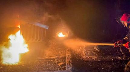 Российские «Герани» в Измаиле навестили технику НАТО и иностранных военных