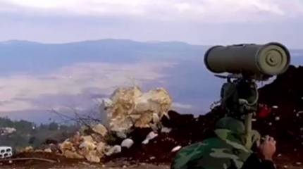 Появились кадры поражения из ПТУР «Хизбаллы» позиции израильской армии