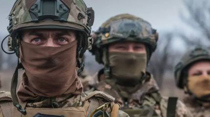 Украинские военные попытались сфотографироваться с флагом в Красноармейске