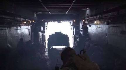 "Учения" украинской морской пехоты под Мариуполем