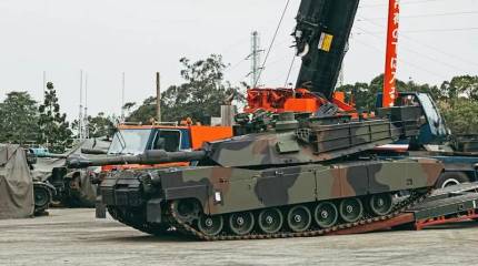 На Тайвань прибыла новая партия американских танков M1A2T Abrams, которые не подходят под климат острова