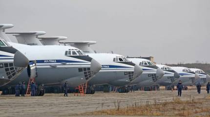 ВКС РФ подготовили девять военно-транспортных Ил-76 для полётов в Италию