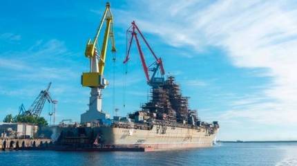 На проходящем ремонт тяжёлом атомном крейсере «Адмирал Нахимов» началась загрузка топлива