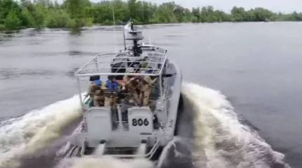 Российские войска пресекли попытку ВСУ высадить диверсантов с четырех лодок в районе города Голая Пристань