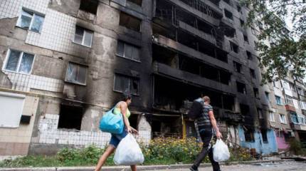 Жители, покинувшие Донецк из-за обстрелов, возвращаются в родной город