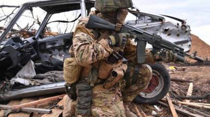 Сообщается об освобождении н.п. Зайцево под Артёмовском штурмовыми группами ЧВК «Вагнера»