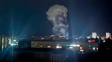 ВС РФ нанесли удар по телевизионной вышке в Чернигове