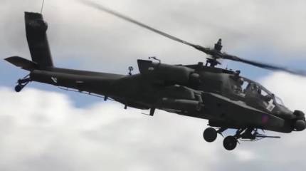 Американский ударный вертолёт AH-64 Apache потерпел крушение в районе Ормуза