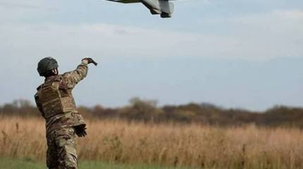 Появились кадры сбития украинского беспилотника в Подмосковье