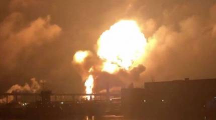 В течение ночи нанесена серия ракетных ударов по военным объектам в Запорожье