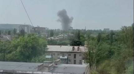 В результате удара РСЗО HIMARS по Калининскому району Донецка разрушено здание Научно-исследовательского института