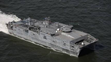 ВМС США получили новый экспедиционный транспортный корабль Apalachicola с автоматизированным управлением