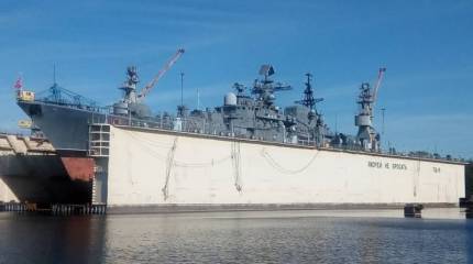 Эсминец «Беспокойный» поставлен в док на консервацию