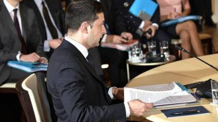 Зеленский пообещал через год выйти из «нормандского формата»