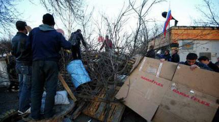 Неизвестные обстреляли мобильную группу ополченцев под Славянском