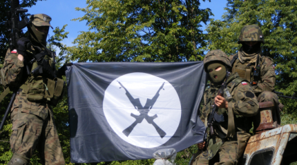 Польские националисты против украинских бандеровцев