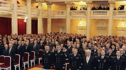 В Санкт-Петербурге проходит сбор командного состава всех флотов РФ