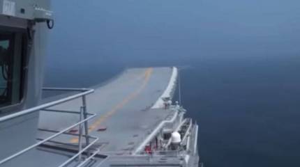 Авиацию Тайваня поднимали по тревоге в связи с проходом авианосца КНР в Тайваньском проливе