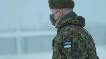 Из-за мороза и снегопада на сборах эстонских военнослужащих запаса возникли проблемы с обмундированием