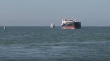 В порту Мариуполя под загрузку встал первый прибывший из Ростова-на-Дону сухогруз