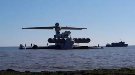 Последний выход в море: экраноплан «Лунь» станет главным экспонатом парка «Патриот»